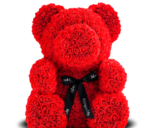 Мишка из роз: траурная игрушка или радость «Everyday»