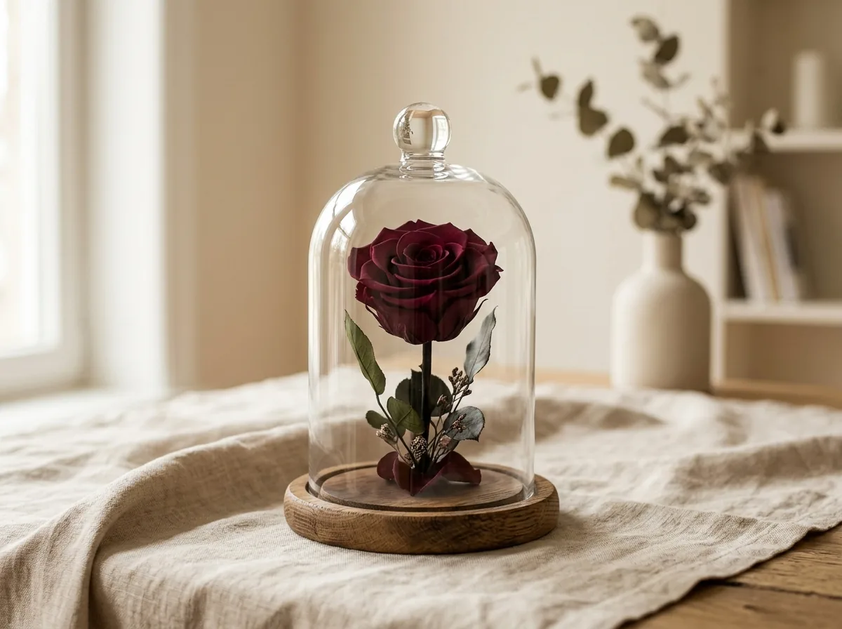 Стеклянная колба Forever-Rose, фото из каталога