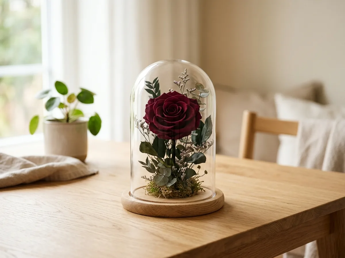 Стеклянная колба Forever-Rose, фото из каталога
