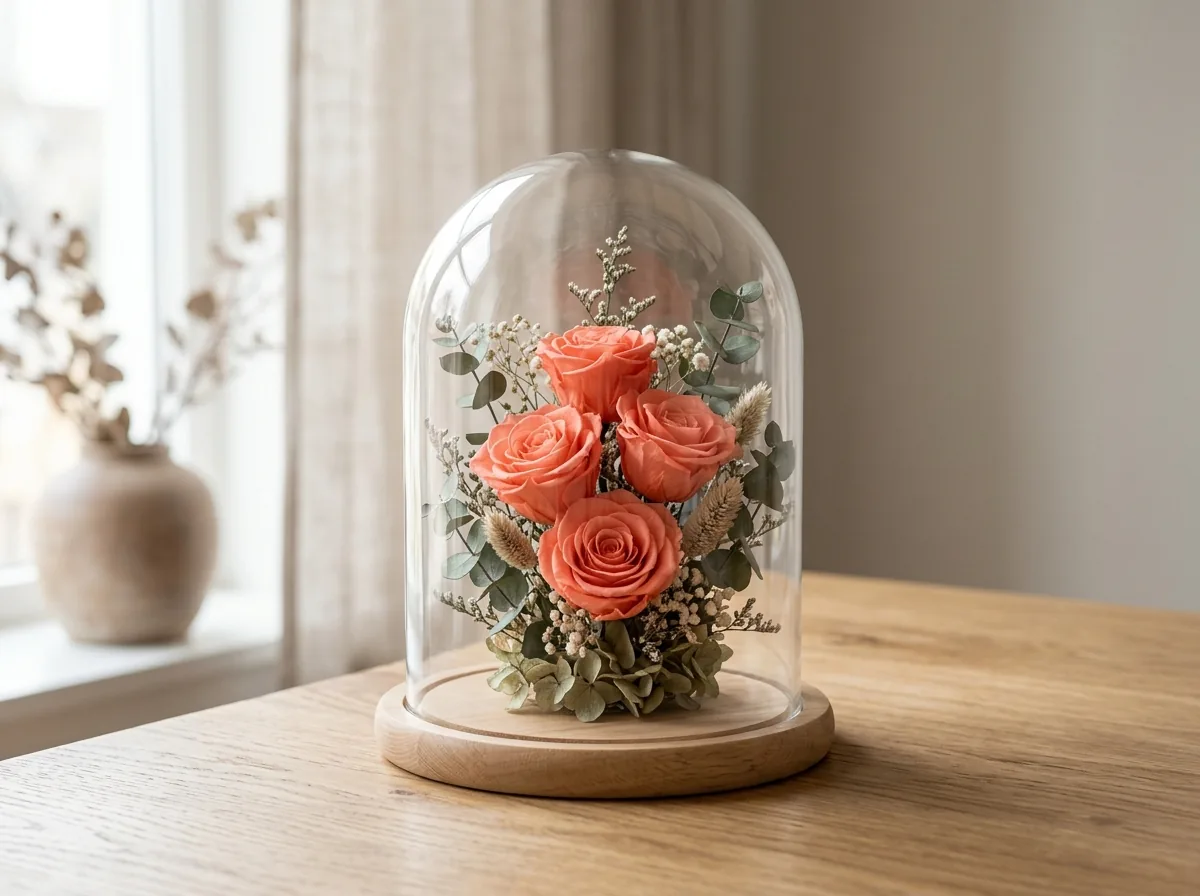 Стеклянная колба Forever-Rose, фото из каталога